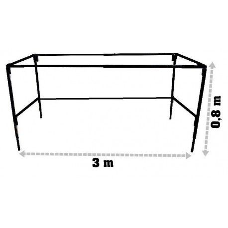 Mesa extensible de 3 metros