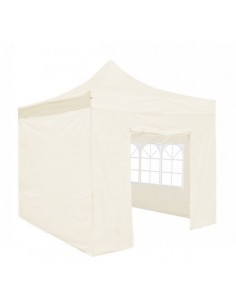 Kit carpa plegable 2x2 m. Crema. ENVÍO GRATIS