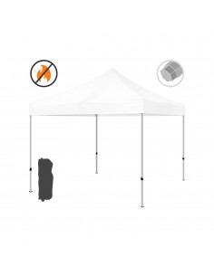 Carpa 3x3 PREMIUM ignífuga. Blanca. ENVIO GRATIS.