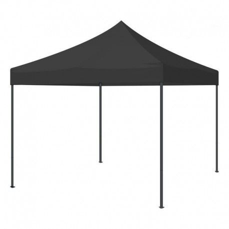 Carpa básica galvanizada pilar negro 3x3 m. ENVÍO GRATIS