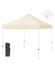 Carpa MASTER crema de acero anticorrosivo. 2x2 metros. ENVÍO GRATIS.