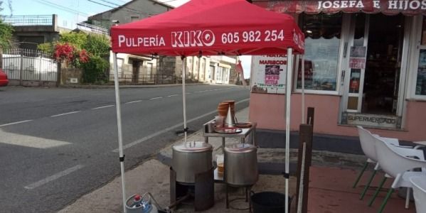 Si quieres pulpo rico, ven a pulpería Kiko.