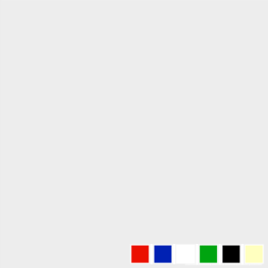 Lateral individual de 3 m en Blanco, negro, crema, azúl, rojo y verde. ENVÍO GRATIS